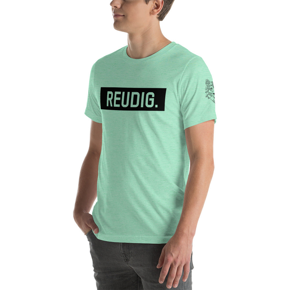 Unisex-T-Shirt Reudig schwarz