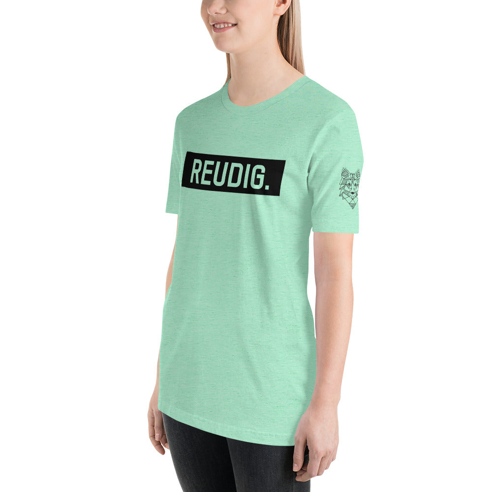 Unisex-T-Shirt Reudig schwarz