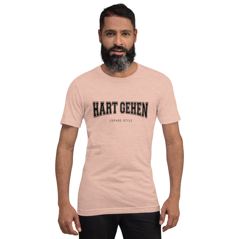 Unisex-T-Shirt Hart gehen hell
