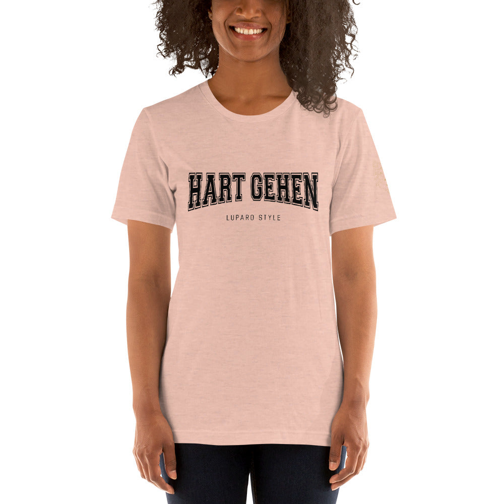 Unisex-T-Shirt Hart gehen hell