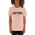 Unisex-T-Shirt Hart gehen hell