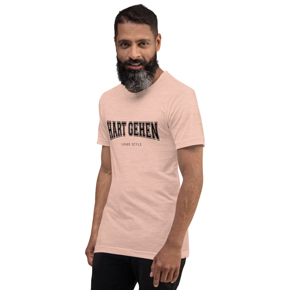 Unisex-T-Shirt Hart gehen hell