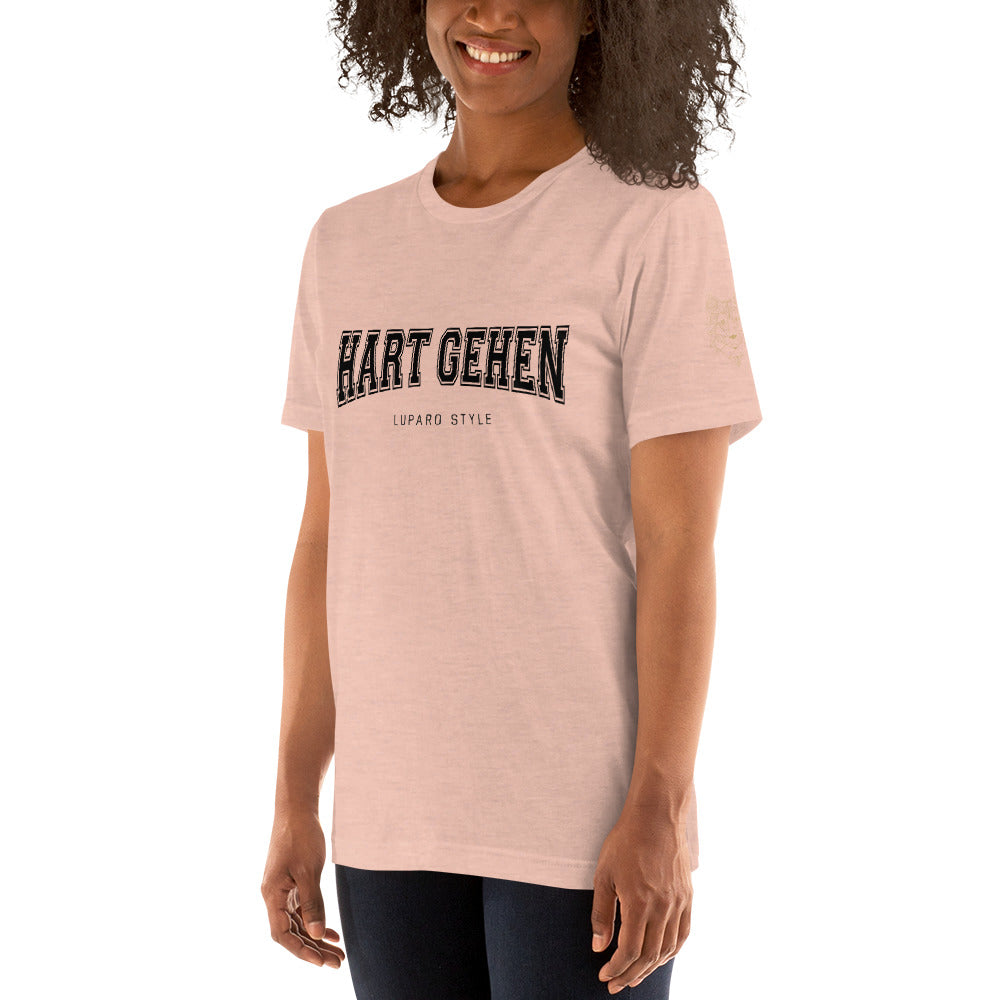 Unisex-T-Shirt Hart gehen hell
