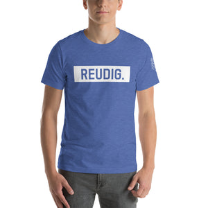 Unisex-T-Shirt Reudig weiss