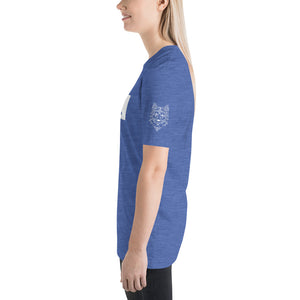 Unisex-T-Shirt Reudig weiss