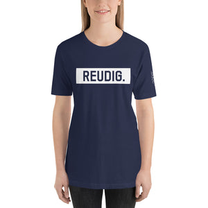 Unisex-T-Shirt Reudig weiss