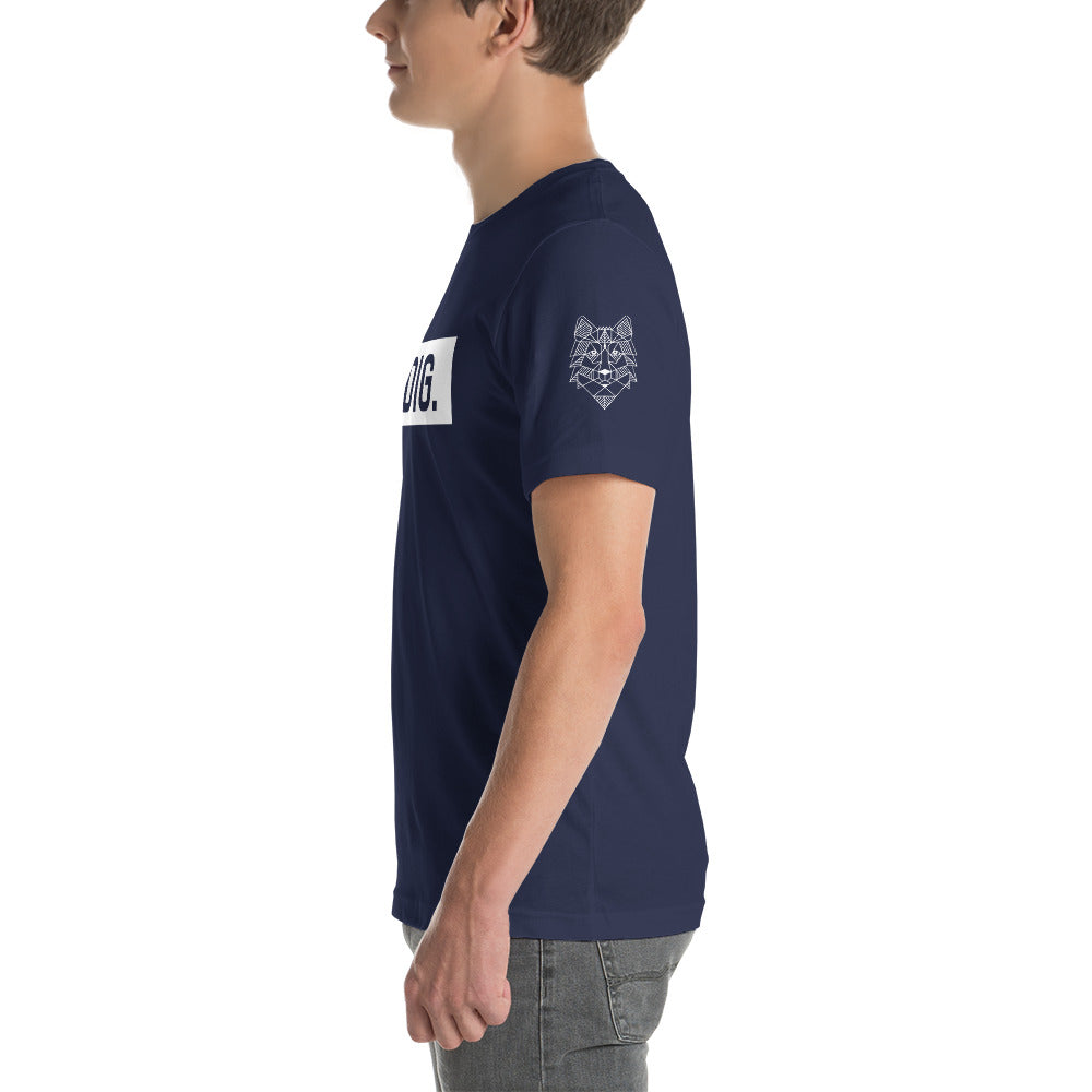 Unisex-T-Shirt Reudig weiss