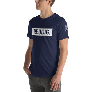 Unisex-T-Shirt Reudig weiss
