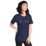 Unisex-T-Shirt Wolf + Schrift