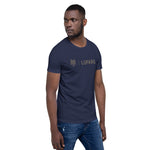 Unisex-T-Shirt Wolf + Schrift