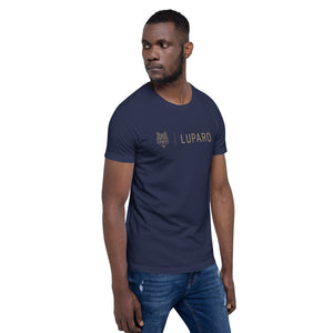 Unisex-T-Shirt Wolf + Schrift