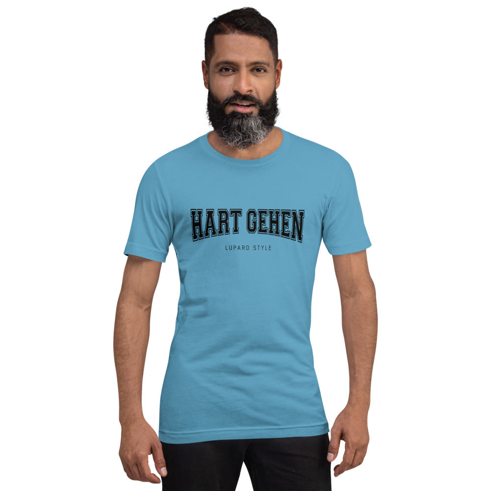 Unisex-T-Shirt Hart gehen hell
