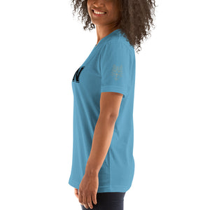 Unisex-T-Shirt Hart gehen hell
