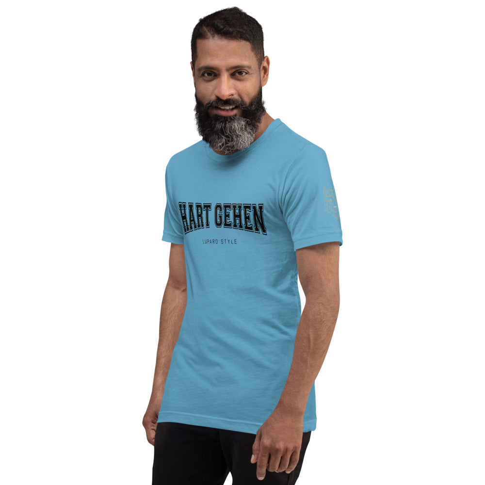 Unisex-T-Shirt Hart gehen hell