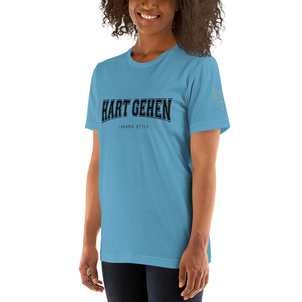 Unisex-T-Shirt Hart gehen hell