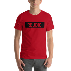 Unisex-T-Shirt Reudig schwarz