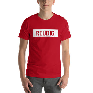 Unisex-T-Shirt Reudig weiss