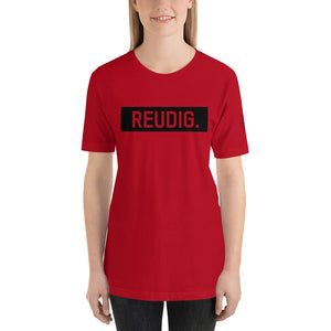 Unisex-T-Shirt Reudig schwarz