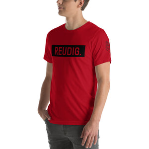Unisex-T-Shirt Reudig schwarz