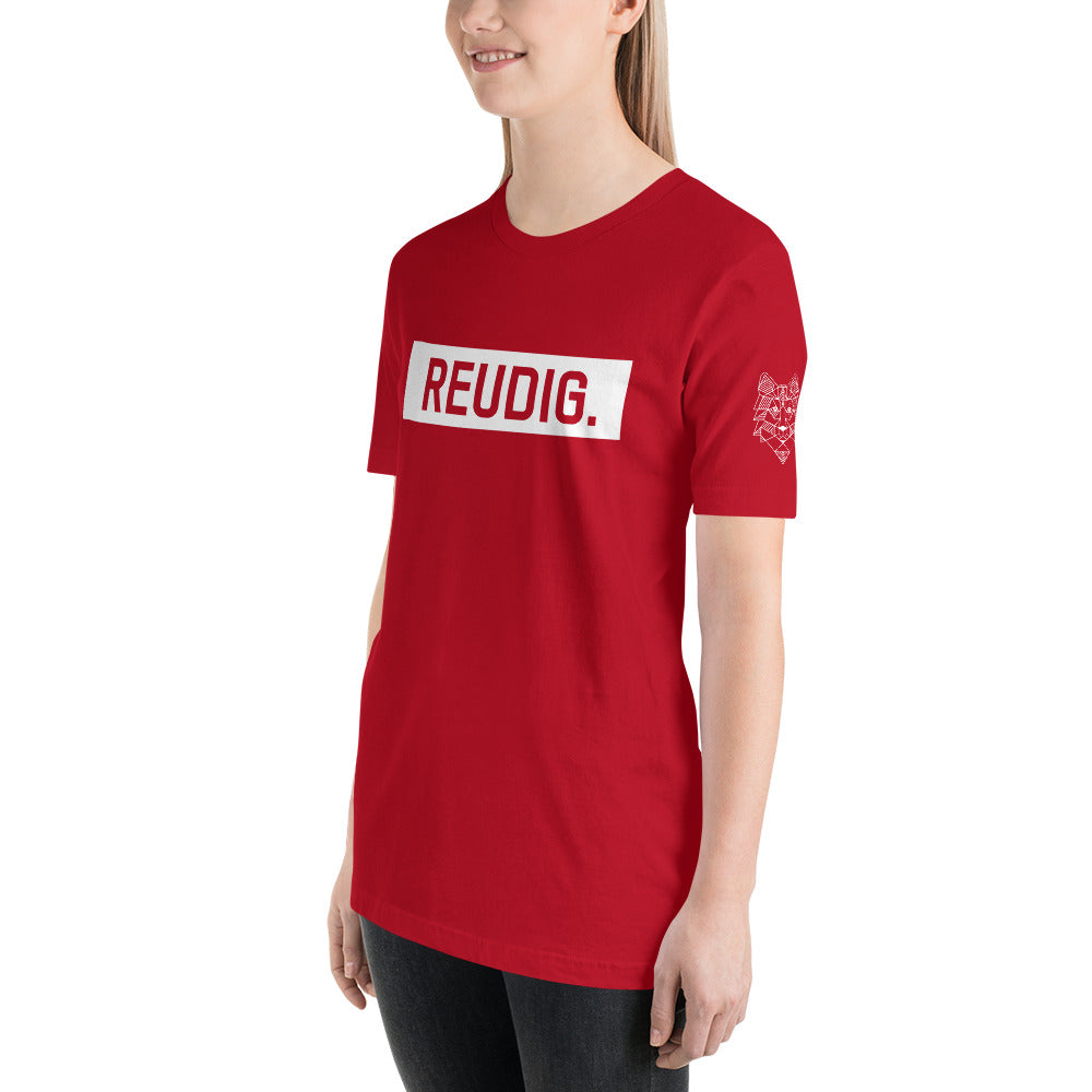 Unisex-T-Shirt Reudig weiss