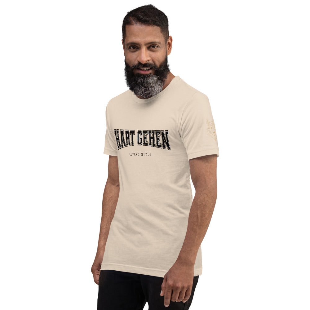 Unisex-T-Shirt Hart gehen hell