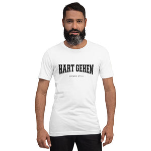 Unisex-T-Shirt Hart gehen hell