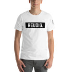 Unisex-T-Shirt Reudig schwarz