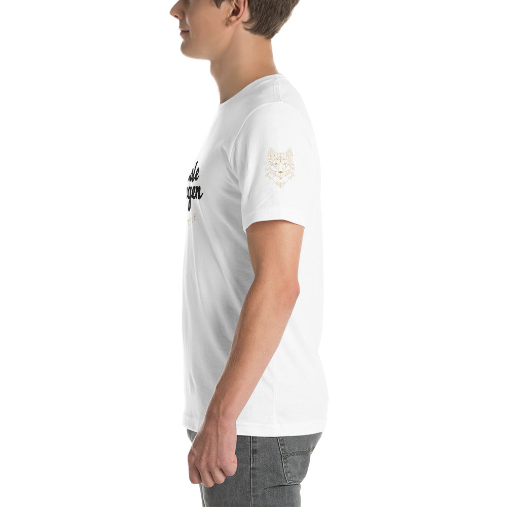 Unisex-T-Shirt Bissle Bewegen hell