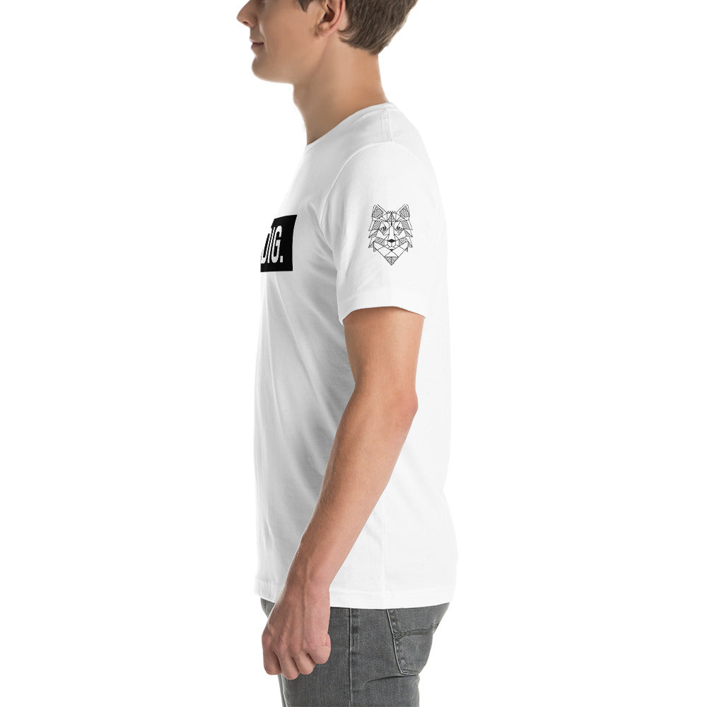 Unisex-T-Shirt Reudig schwarz