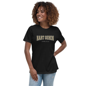 Damen T-Shirt Hart gehen