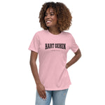 Damen T-Shirt Hart gehen hell
