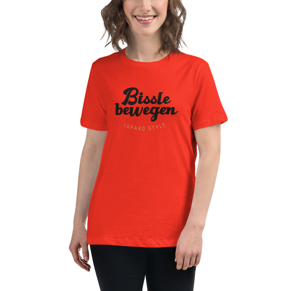 Damen T-Shirt Bissle bewegen hell